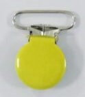 Seleclips 25mm farve gul